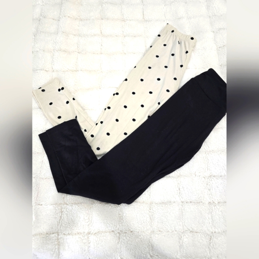 LuLaRoe OneSize Leggings lot LulaRoe Black Leggings